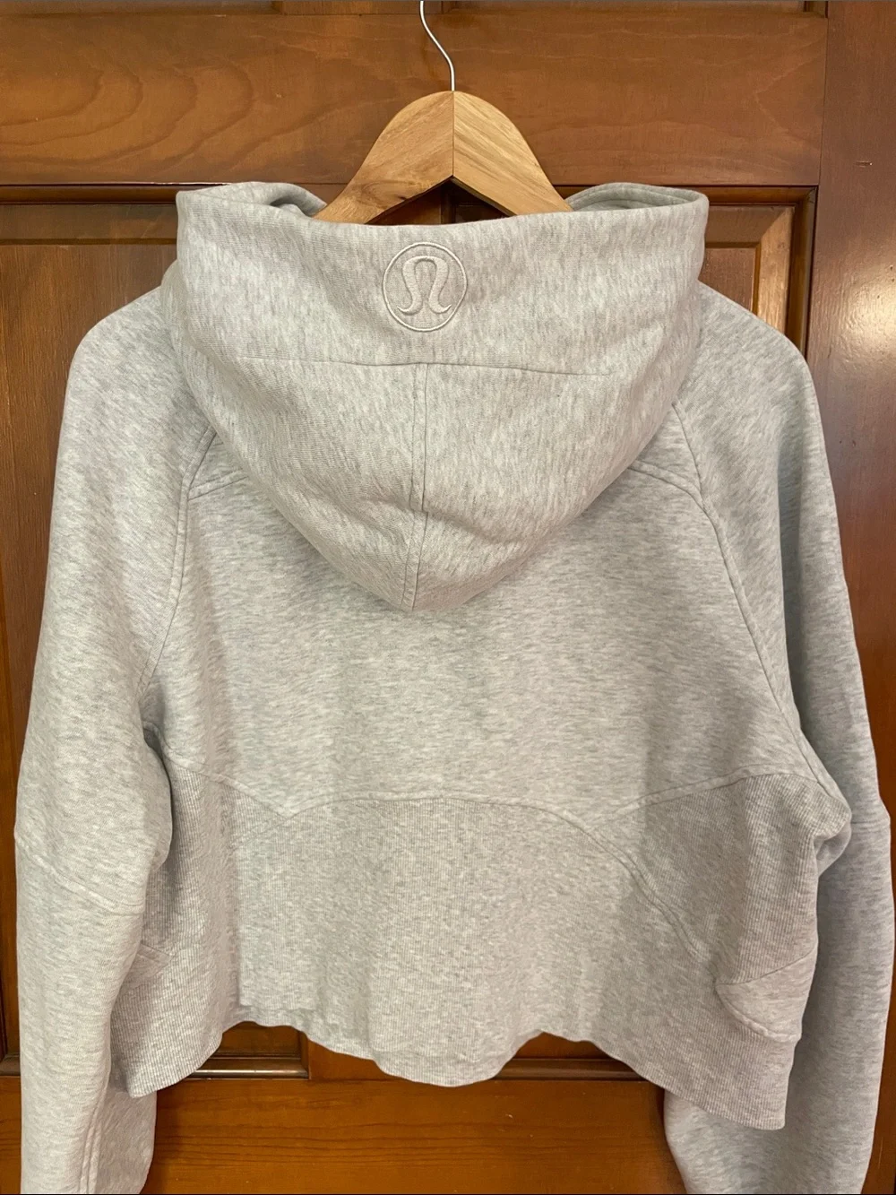 lululemon athletica Scuba Light Gray Cropped Half-Zip